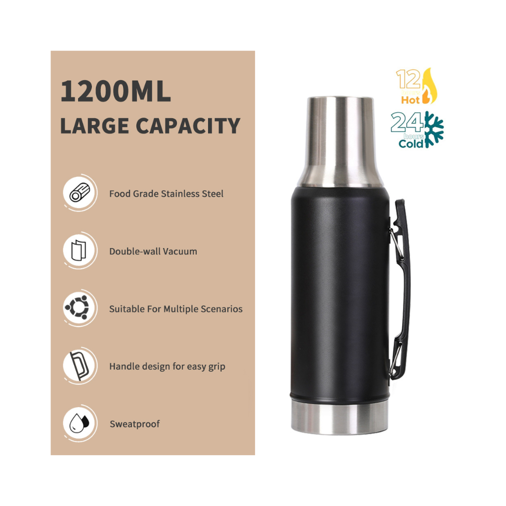 FLASK TERMO I Smart Pouring I 1.2L