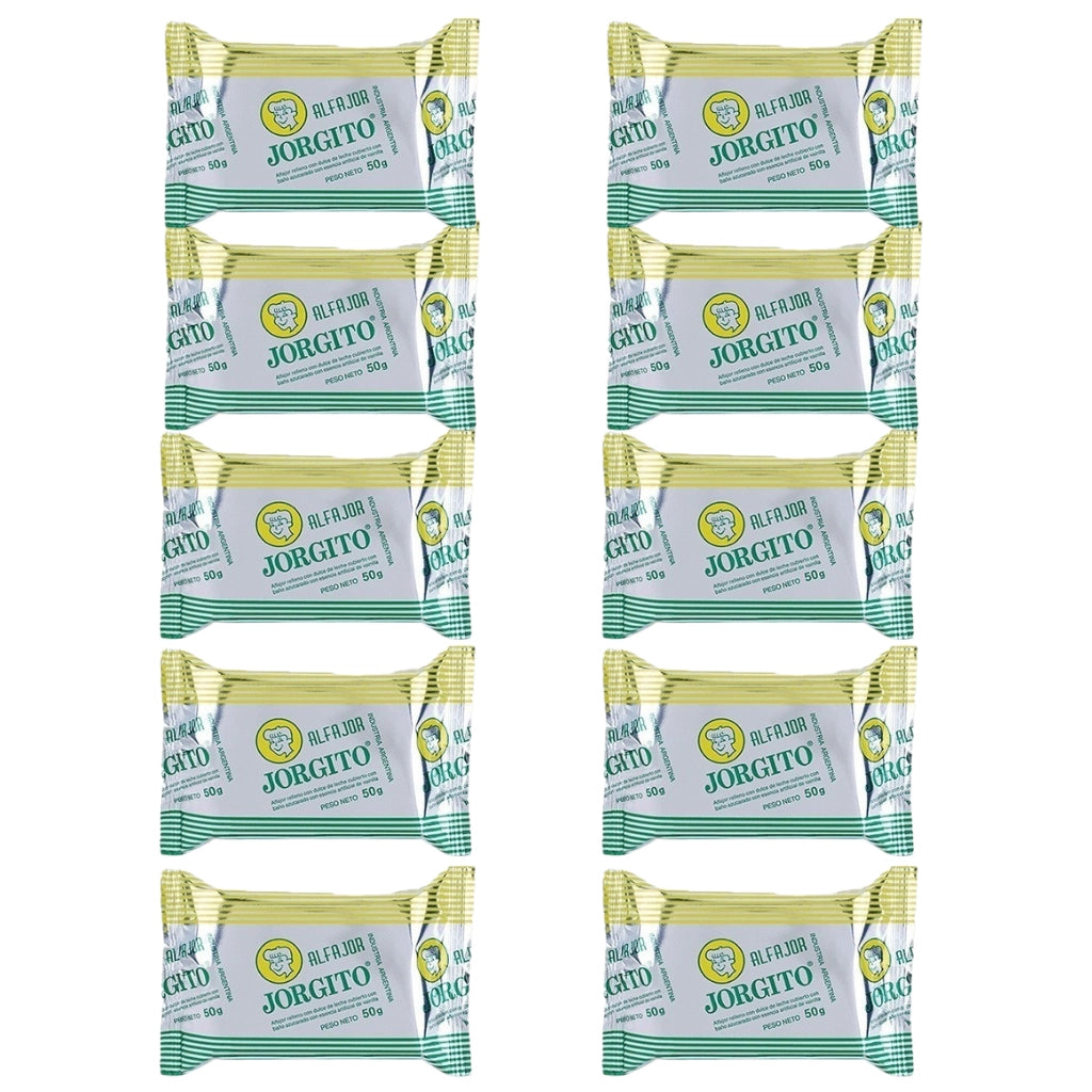 JORGITO I Alfajor Sugar Coated I x10 - (BB 20/06/2026)