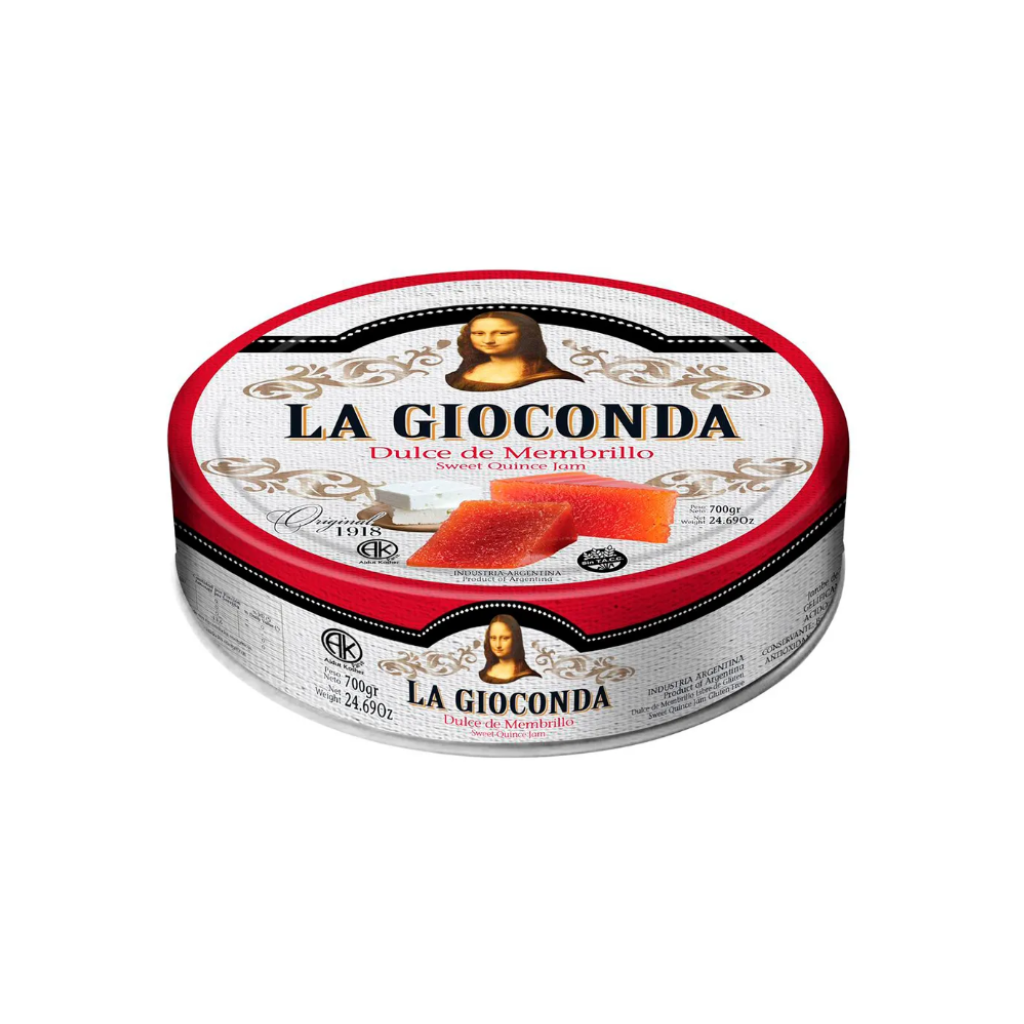 La Gioconda Quince Paste 700g tin - Authentic Argentinian Dulce de Membrillo for baking and cheese.