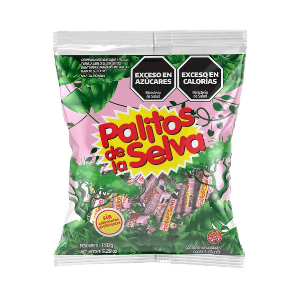PALITOS DE LA SELVA I Soft Candies Vanilla & Strawberry I 150g