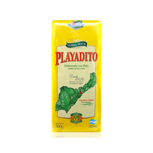 Playadito Yerba Mate 500g yellow package, authentic Argentinian loose leaf tea for sale in Australia. yellow package, authentic Argentinian loose leaf tea for sale in Australia.