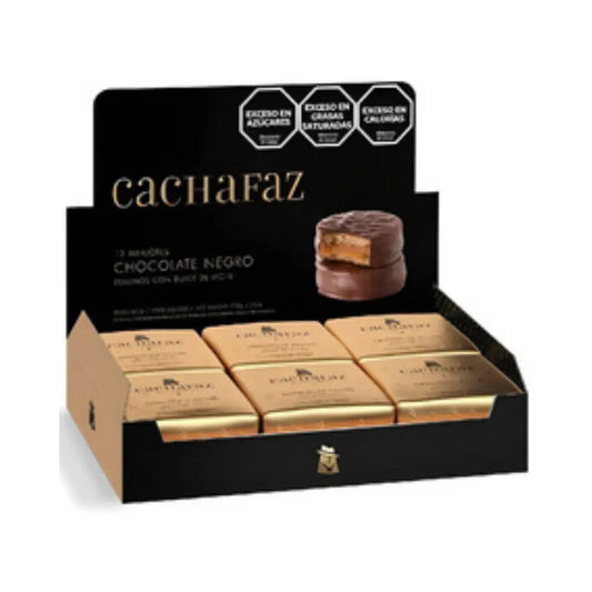 CACHAFAZ I Alfajor Milk Chocolate I Box x12