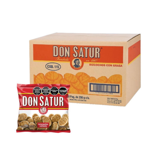 DON SATUR I Savoury Biscuits | Box x 30