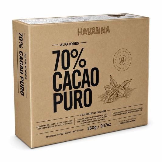 HAVANNA I Alfajor 70% Cacao I Box x4