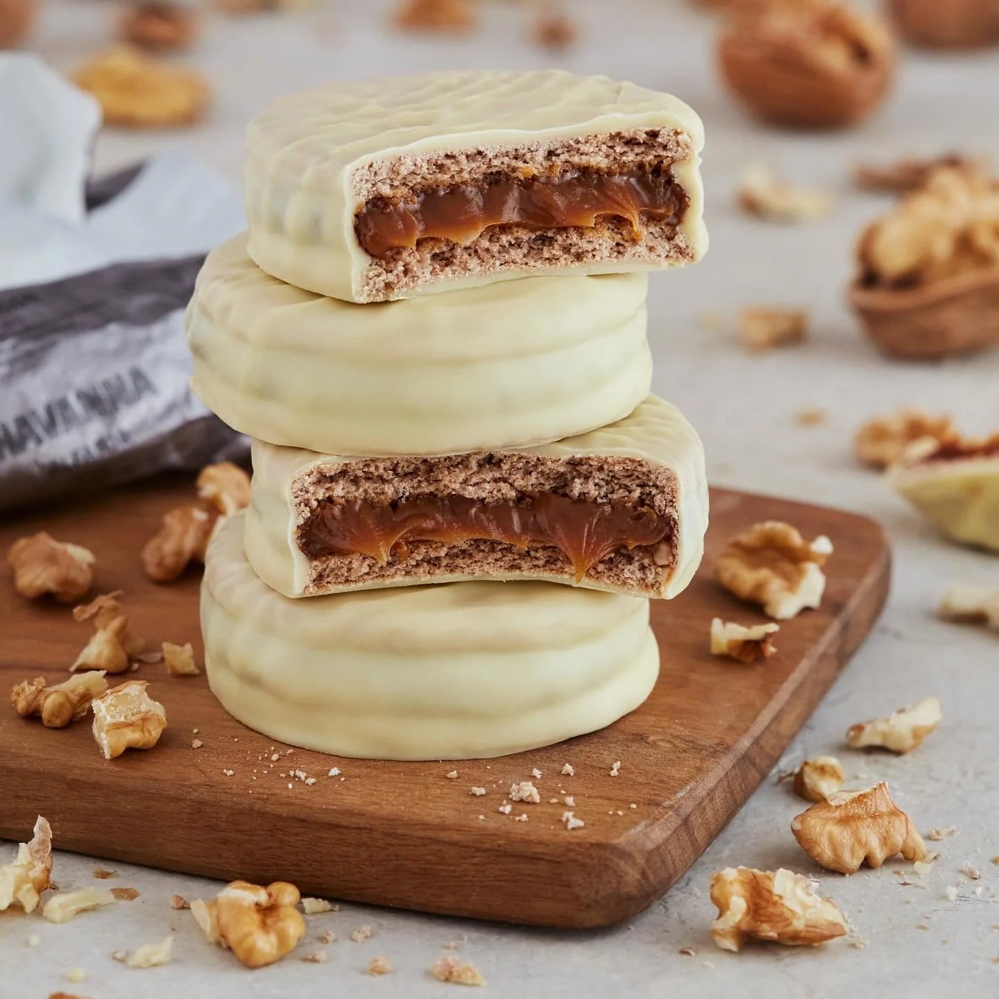 HAVANNA I Alfajor White Chocolate & Walnut I Box x6