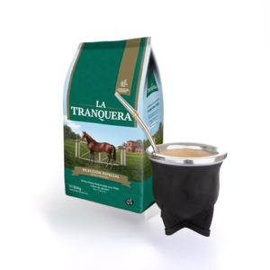 Authentic Yerba Mate Beginner Kit La Tranquera, including traditional gourd and stainless steel bombilla - The Argentinian Market