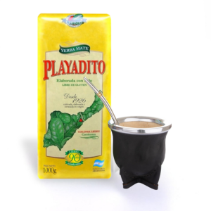 Authentic Yerba Mate Beginner Kit including traditional gourd and stainless steel bombilla - The Argentinian Market