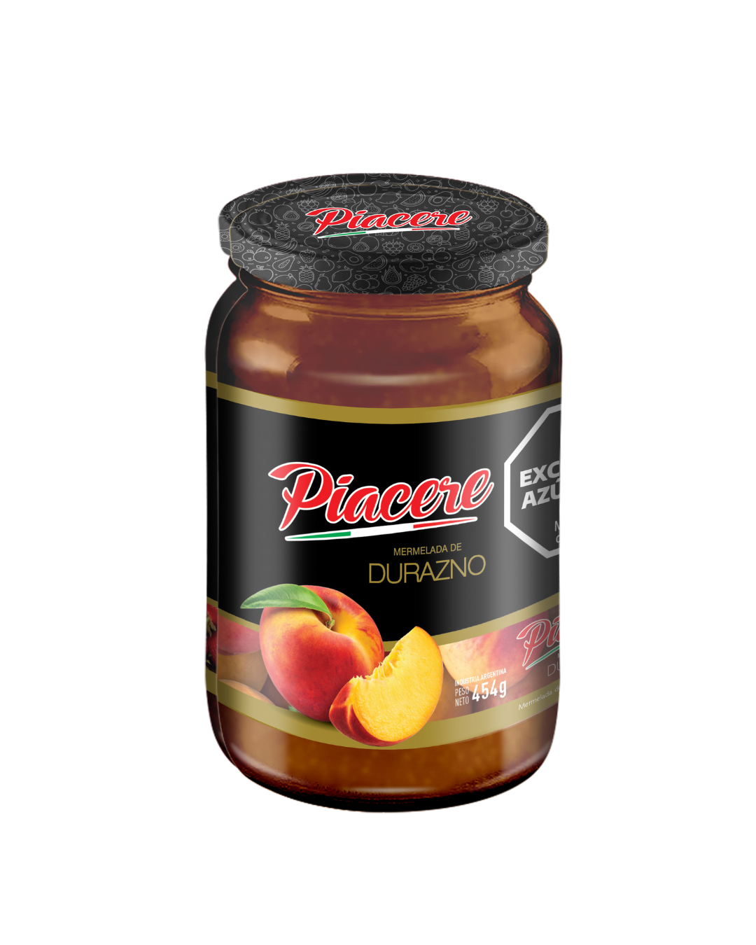 PIACERE I Peach Jam I 454g
