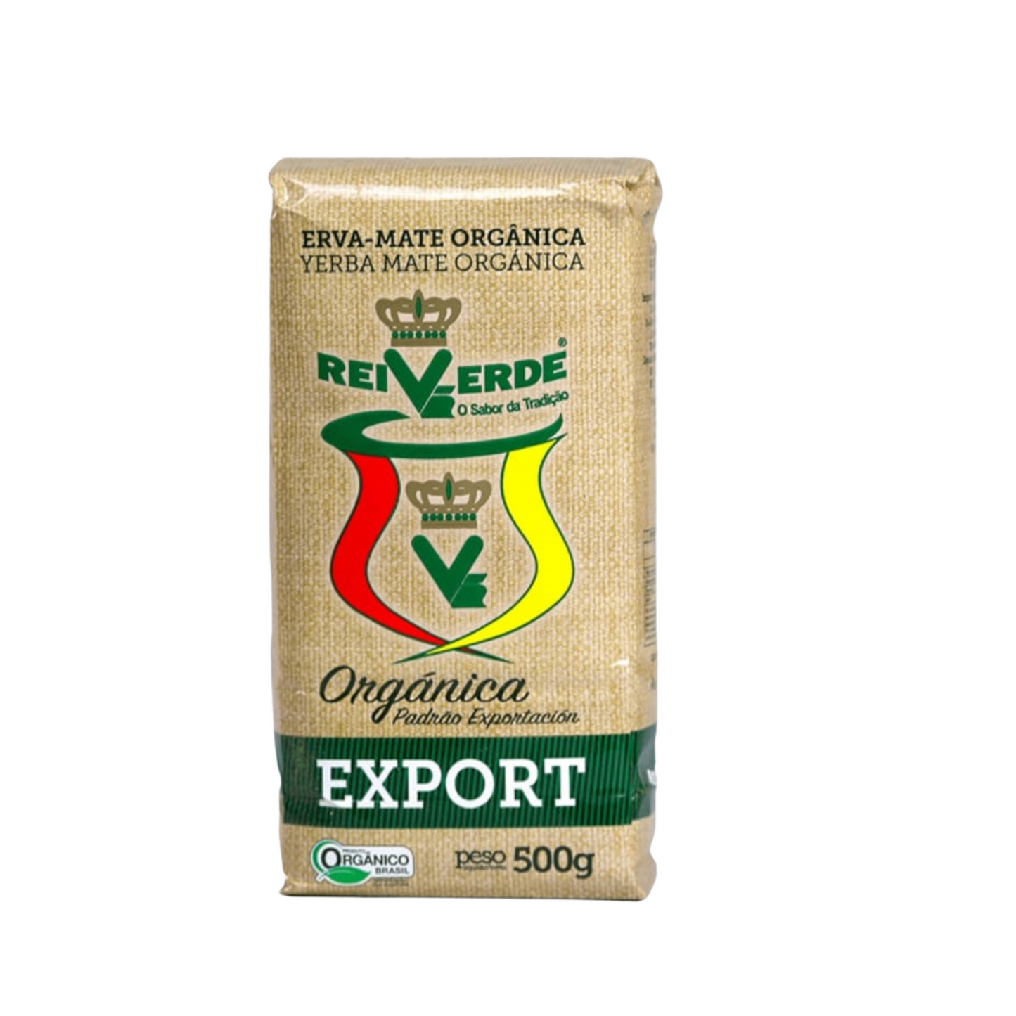 Rei Verde Organic Yerba Mate PU1 500g bag, authentic Uruguayan style fine grind mate in Australia.