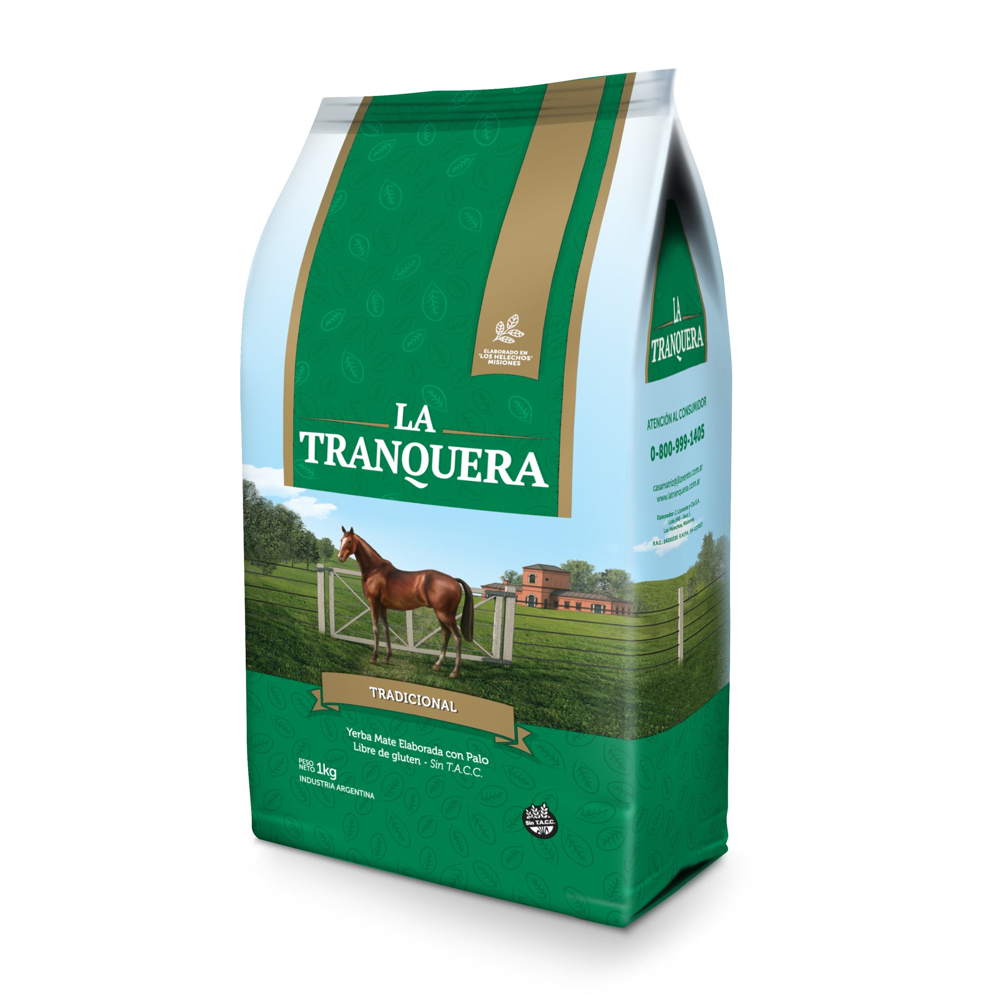 La Tranquera Yerba Mate 1kg blue packaging traditional Argentinian loose leaf tea for sale in Australia